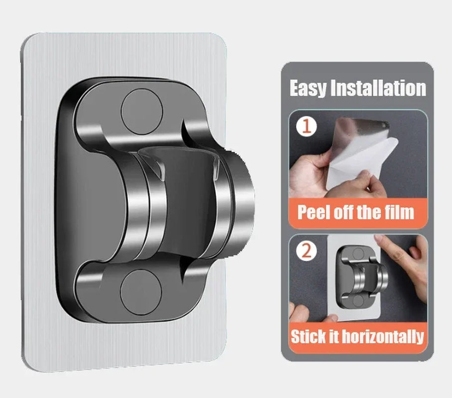 Shower Showerhead High Pressure Shower Head One Button Water Stop Water Water Saving Adjustable 4 Mode Water Massage Shower Head