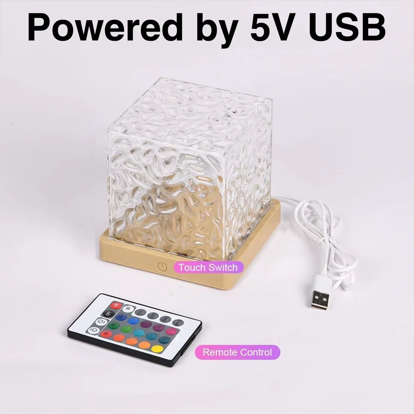 Transform Your Space with the Ocean Lamp Water Light Projector - Experience the Magic of Northern Lights and Soothing Water Ripples in Your Bedroom