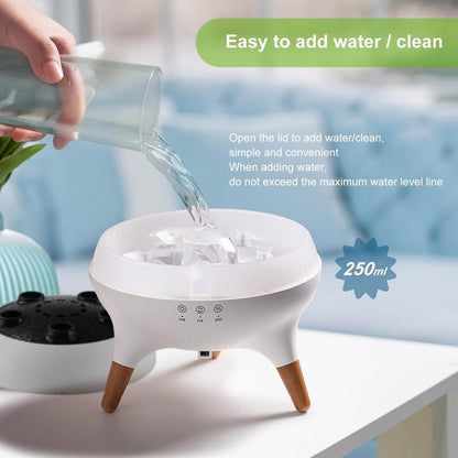 Jellyfish Aroma Diffuser 250ML - Mesmerizing 7-Color LED Humidifier with Interactive Sound Activation - Perfect for Bedroom, Office, and Romantic Gifts