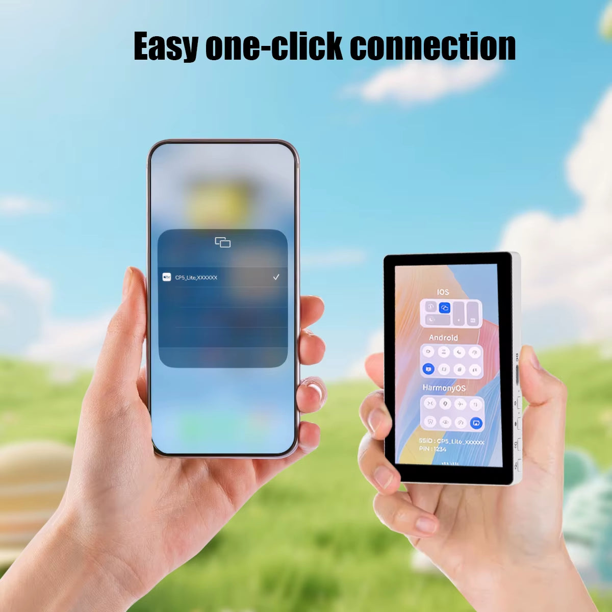 Revolutionary Wireless Magnetic Selfie Monitor for Perfect Phone Vlogs and Live Streams