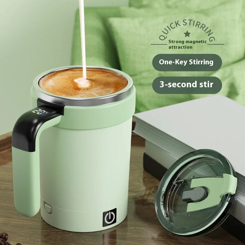 Revolutionary Smart Temperature-Controlled Automatic Stirring Coffee Cup – Perfect for On-the-Go Fitness Enthusiasts!
