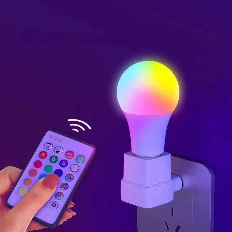 Illuminate Your Space with the 24 Key Remote Control Smart Lamp - 16 Colors RGB Dimmable LED Bulb E27 220V for a Perfect Atmosphere