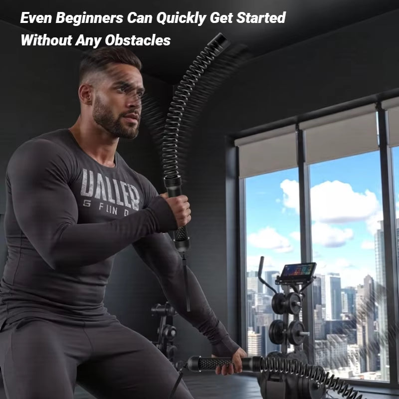 Transform Your Fitness Routine with the Ergonomic Strength Training Bar – Ideal for Biceps, Triceps, and Full-Body Conditioning!