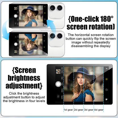 Revolutionary Wireless Magnetic Selfie Monitor for Perfect Phone Vlogs and Live Streams