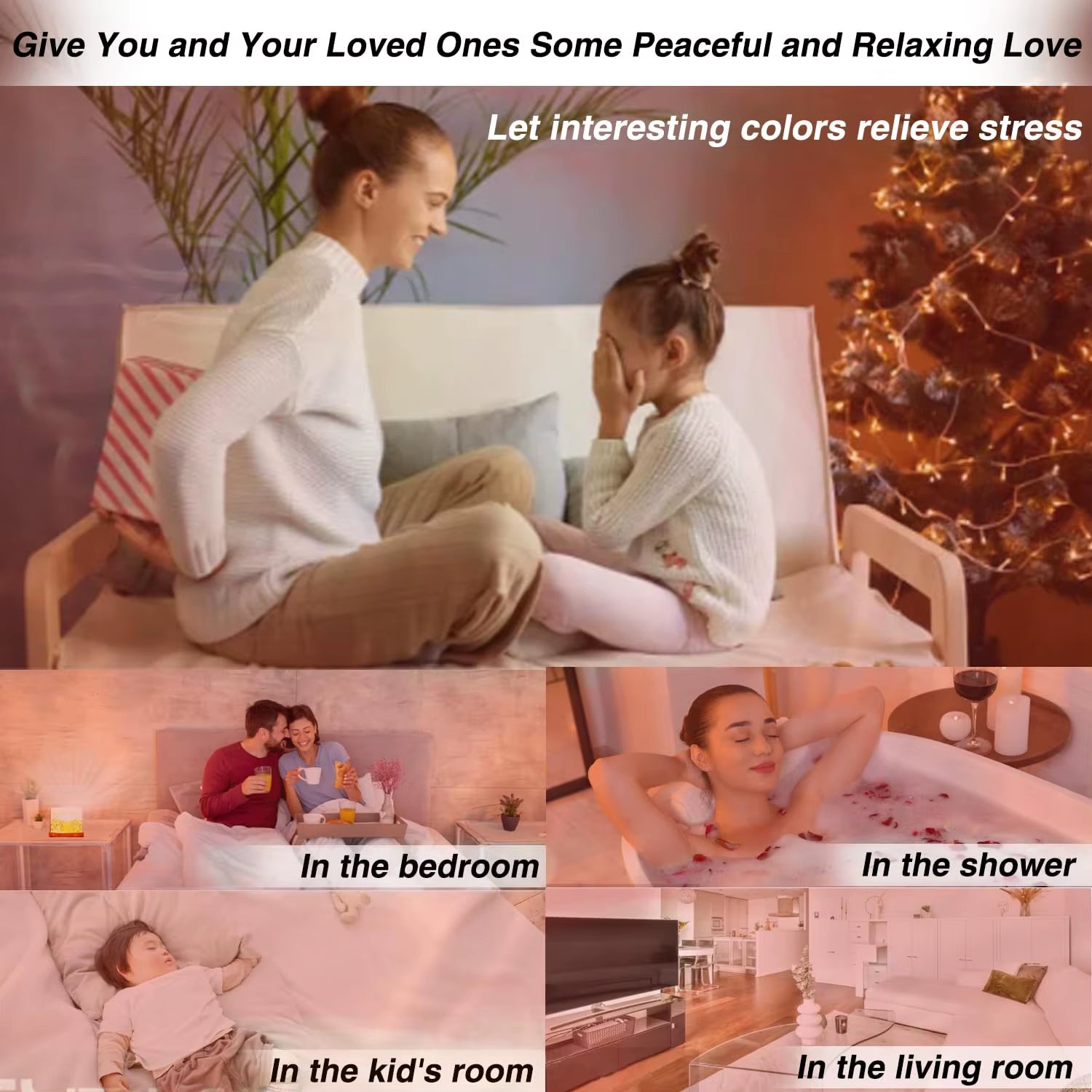 Transform Your Space with the Ocean Lamp Water Light Projector - Experience the Magic of Northern Lights and Soothing Water Ripples in Your Bedroom