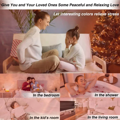 Transform Your Space with the Ocean Lamp Water Light Projector - Experience the Magic of Northern Lights and Soothing Water Ripples in Your Bedroom