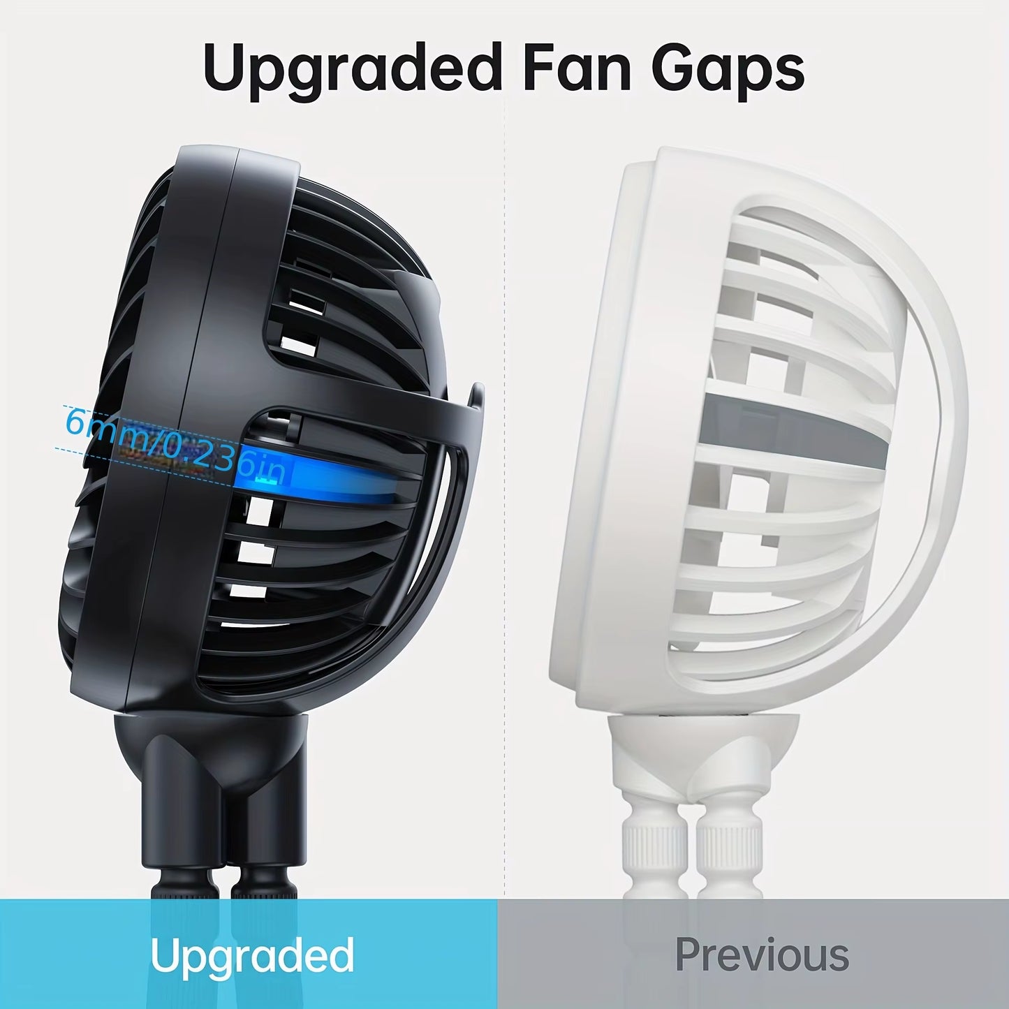 Stay Cool Anywhere with the 2025 Mini Portable Battery-Powered Clip Fan – 360° Rotatable & Flexible for Ultimate Comfort